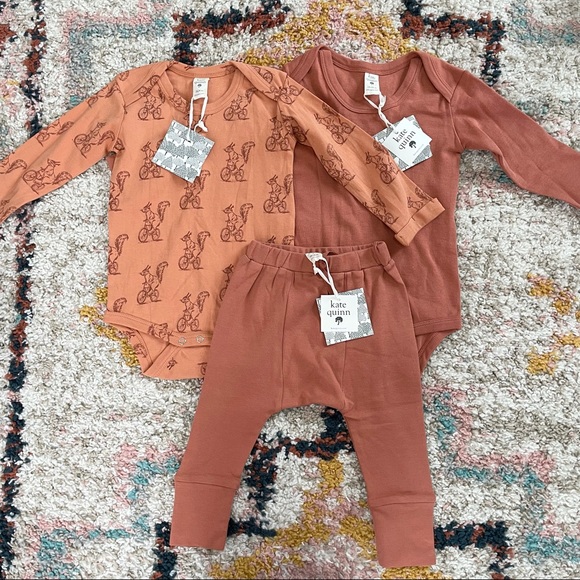 kate quinn Other - Kate Quinn Squirrel on bike bodysuit and panda pant set of 3 NWT